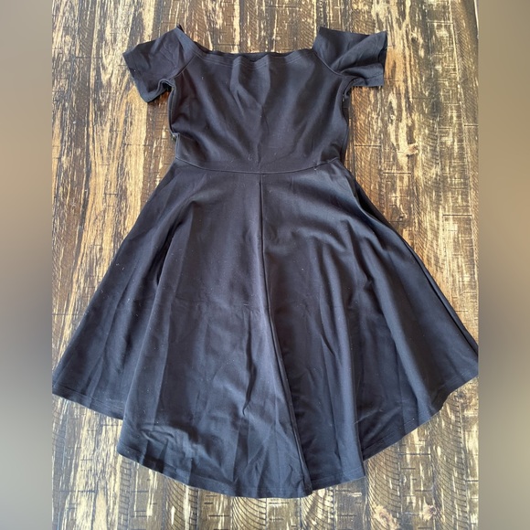 NEW ⭐️ SARIN MATHEWS 💕 Black Circle High Low Dress - Medium - Picture 7 of 15